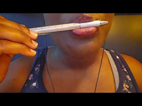 ASMR Pen Noms | Nibbling Mouth Sounds