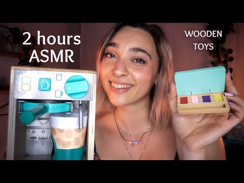 2 ORE DI COCCOLE CON I GIOCHI IN LEGNO 🤍 ASMR