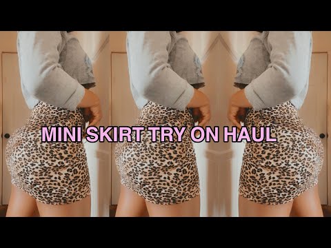 Mini Skirt Try On Haul |Crishhh Donna