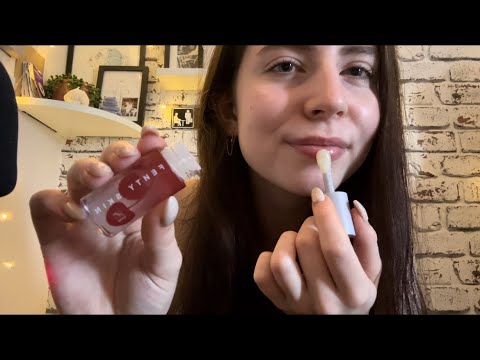 ASMR - GRWM 🤍 (skin, makeup, hair)