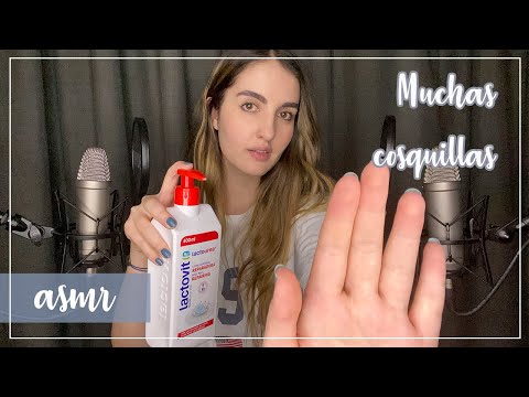 ASMR en español - MASAJE relajante en tu CARITA + sonidos con crema y visuales - Ale ASMR