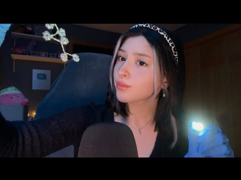 ASMR QUICK CRANIAL NERVE EXAM 🤍 (you’re also an alien)