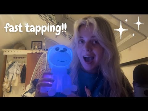 asmr | fast tapping + mouth & hand sounds!!
