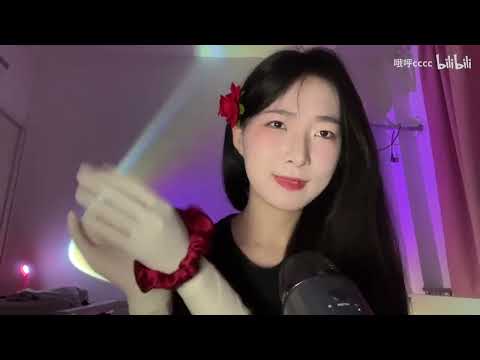 【 Sleep Aid 】 Using rubber gloves for sleep aid with multiple tactile sounds
