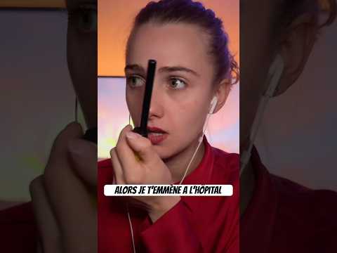 Alors je t'emmène à l'hôpital ? #asmrfrançais #asmrroleplay #pompiers #asmrmedical #medecin ￼