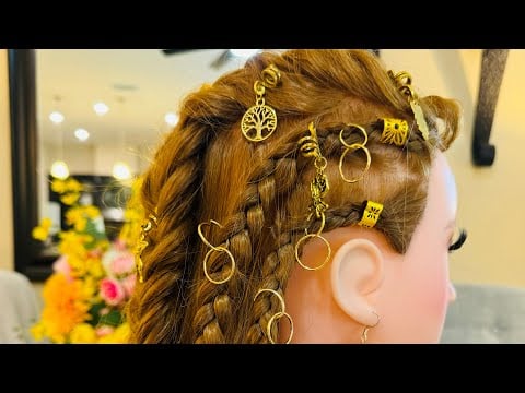 ASMR Vikings Weeding Braids Hairstyles vibes 😆 | Perfectionist - Hair Fixing - Finishing Touches