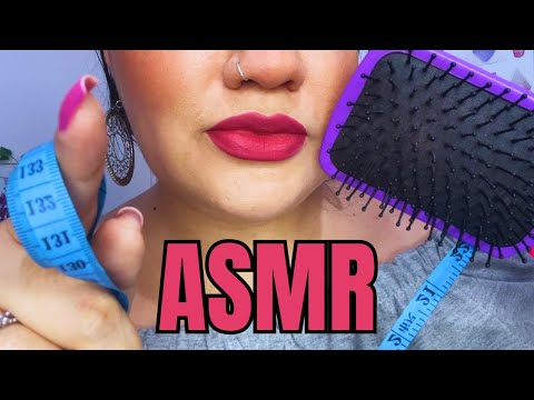 ASMR🌺Cabelo da "AMIGA!" Corte e penteado, sons REAIS e relaxantes ✧ Voz suave, sussurros ✧