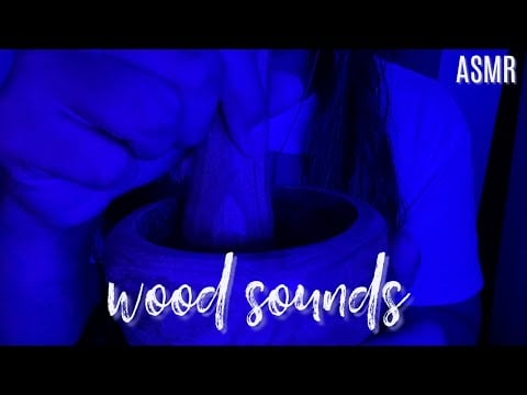 ASMR Wood Sounds (Tapping, Scratching, Tracing) ~ No Talking