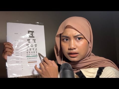 ASMR Weird And Mean Doctor Check Your Eye Problem | BAHASA MELAYU