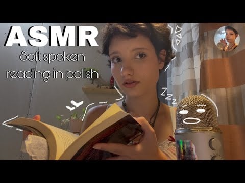 ASMR || Soft spoken book reading in polish 📕