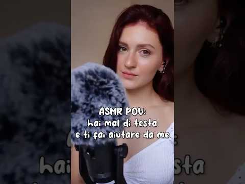 ASMR POV: hai mal di testa 🤕 #asmr #asmrsounds #asmrvideo #asmrcommunity