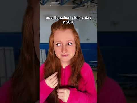 pov: school picture day in 2010 #asmr #nostalgia #2000s