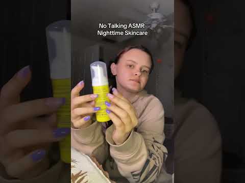 #asmr Nighttime Skincare #grwm #brightskin