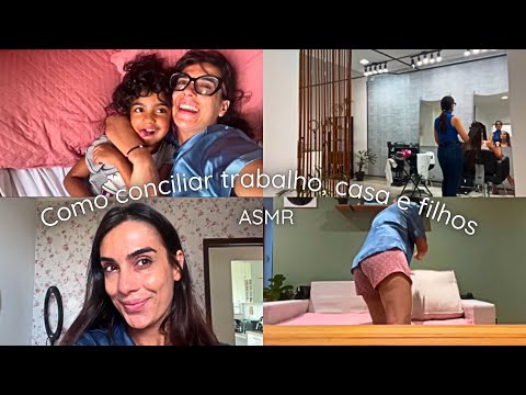 ASMR (vlog) - Como concílio rotina de casa, filho, trabalho, descanso e auto cuidado