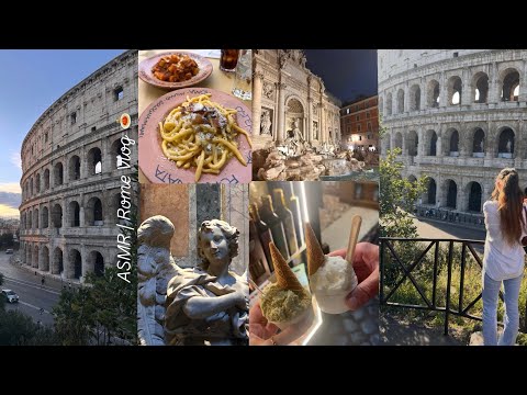 ASMR | Rome Vlog!!!🍝🇮🇹