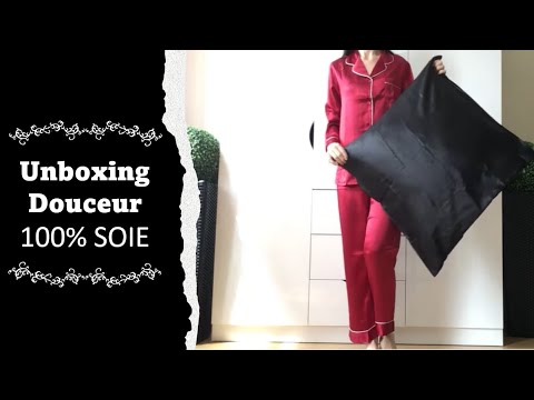 ASMR * Unboxing luxueuse matière : la Soie * silksilky