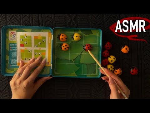 😴ASMR - Super relaxing MAGNETIC Bugs Puzzle 🧩 - Clicky Whispers
