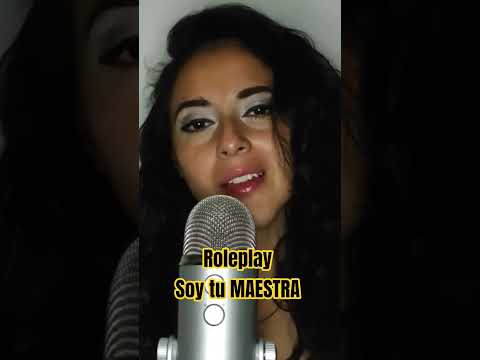 Roleplay Tu MAESTRA favorita 😏 #asmr #roleplay #maestra #asmrenespañol #asmrnovia #asmrsounds
