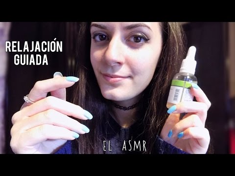 ♡ASMR español ♡ RELAJACIÓN GUIADA para dormir *3Dio* (gotero, ear brushing, ear tapping,)