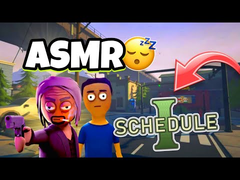 ASMR Français • JE T'ENDORS SUR SCHEDULE 1 / LE DÉBUT DE L’AVENTURE ! 😴💤 (en mode dark fraly 😭)