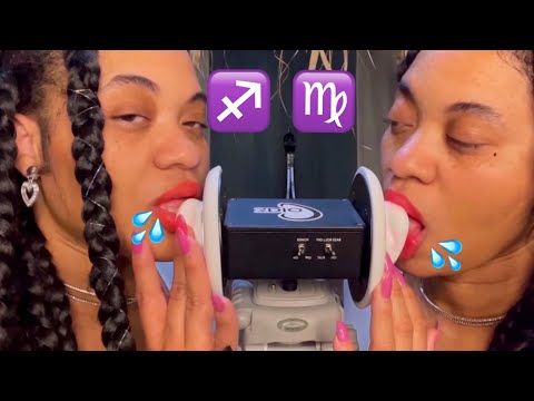 ASMR 👅💦EAR EATING & LICKS (Jealous Twins)