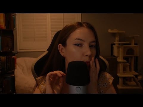 ASMR ♡ SENSITIVE Mouth Sounds, Kisses, Unintelligible Whispers