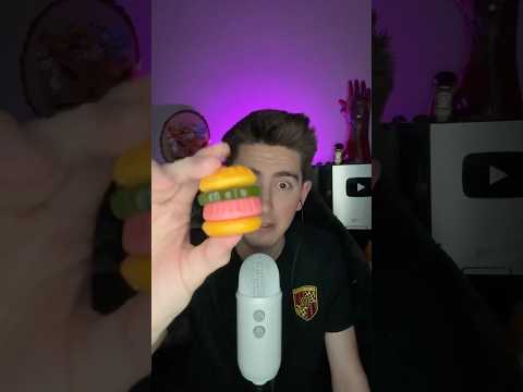 Trying 5 Different Colored Krabby Patties #asmr #eatingsounds