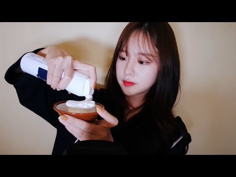 ASMR 남사친에게 면도랑 스킨케어 해주기 Shaving and Skin Care for boyfriend