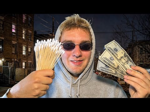ASMR illegal ear cleaning