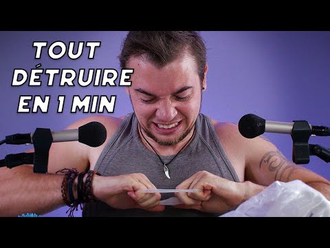 ASMR : 1 MINUTE POUR TOUT DÉTRUIRE !