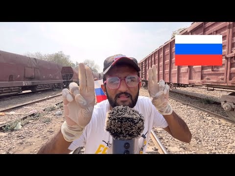 ASMR Cranial Nerve Exam In Russian 🇷🇺 | Railway Station Site 🚟