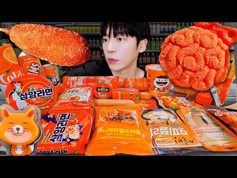ASMR MUKBANG| 직접 만든 편의점 불닭볶음면 핫도그 김밥 디저트 먹방 & 레시피 FIRE NOODLES HOTDOG EATING
