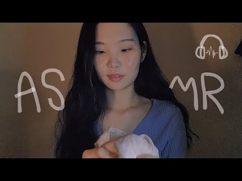 ASMR playlist. 노토킹 페브릭 사운드🫧🌸I 다양한 옷 소재 만지는 편안한 소리 반복