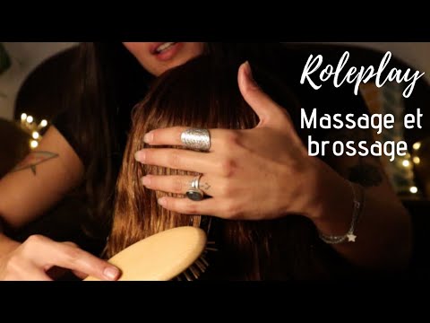 ASMR Roleplay * Massage du cuir chevelu et brossage des cheveux * 26/09