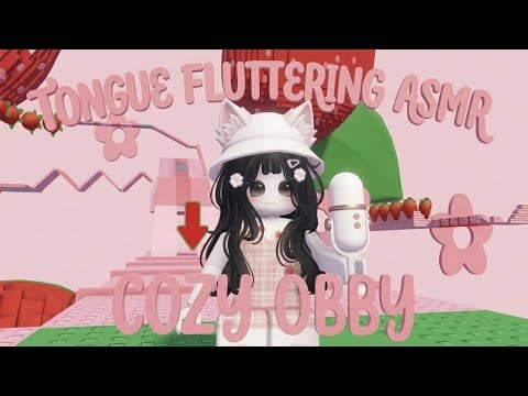 Roblox ASMR Tongue fluttering and kisses 