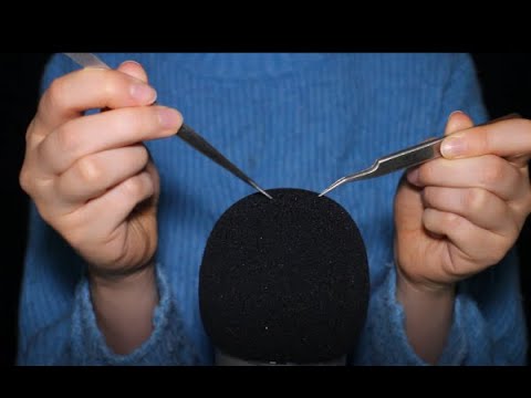 ASMR Sharp Mic Scratching (No Talking)