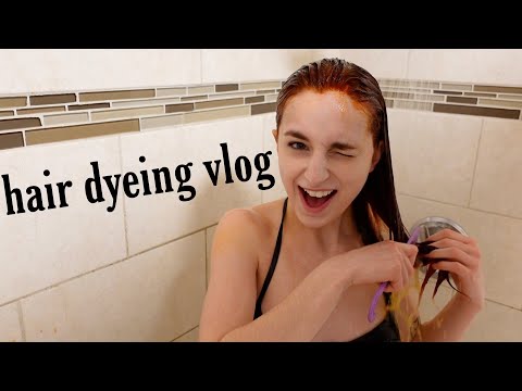 Dyeing + Cutting My Hair at Home (& lowkey failing)