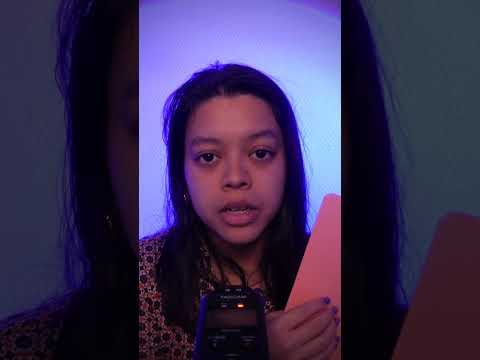 Je t'observe et je prends des notes 👀🖍️  #asmr  #asmrfr  #softspoken