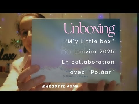 Asmr français Unboxing "M'y little box " Janvier 2025, en collaboration avec la marque  "Polåar"