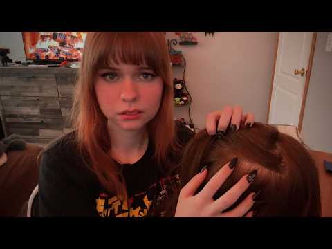 ASMR Girl Who Doesn’t Like ASMR Give You Tingles (Playing With Your Hair, Neck and Ear Attention)