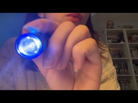 asmr but you close your eyes halfway through