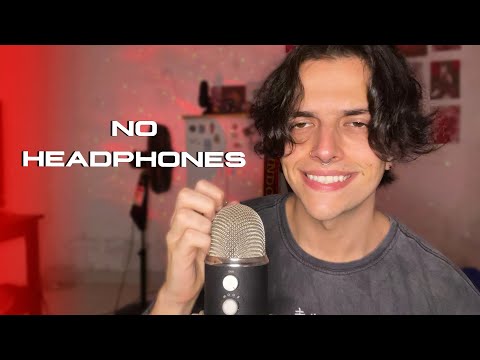 ASMR pra PESSOAS que não tem fone de ouvidos!!