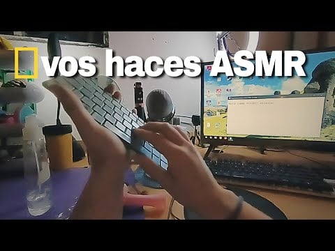 asmr EN PRIMERA PERSONA 🎮 asmr en mi estudio 🙈