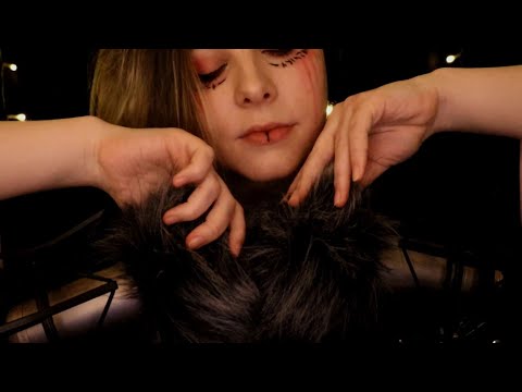 ASMR | deep brain massage - bassy, no talking, fluffy mic