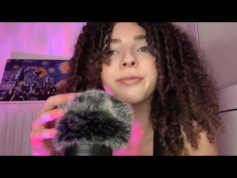 ASMR | Fluffy mic whisper-rambles