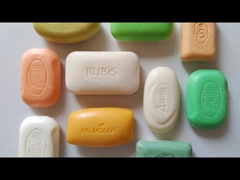 Dry Soap carving ASMR\ relaxing sounds\ No talking. Satisfying ASMR video\ Cutting soap