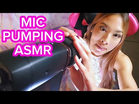 Mic Pumping & Swirling ASMR Sounds From Above | Fast Aggressive Noises | Foam Noise Pump Swirl Sound