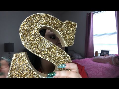 ASMR whispered Q&A ramble + tapping haul