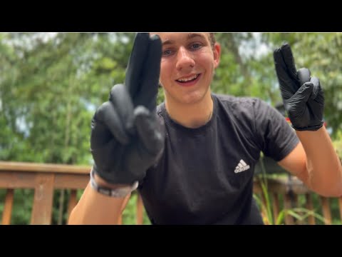 ASMR fast 2 minute cranial nerve exam : outdoor asmr