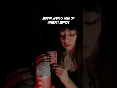 mouth watering mints ASMR #mouthsounds